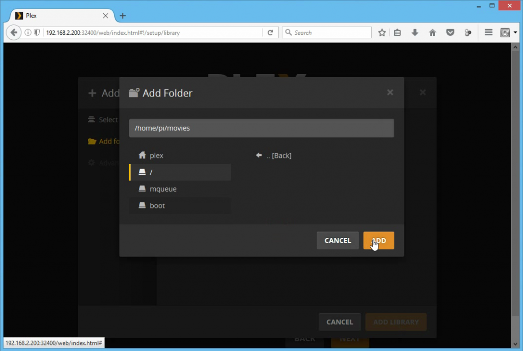 raspberry pi 3 plex media server