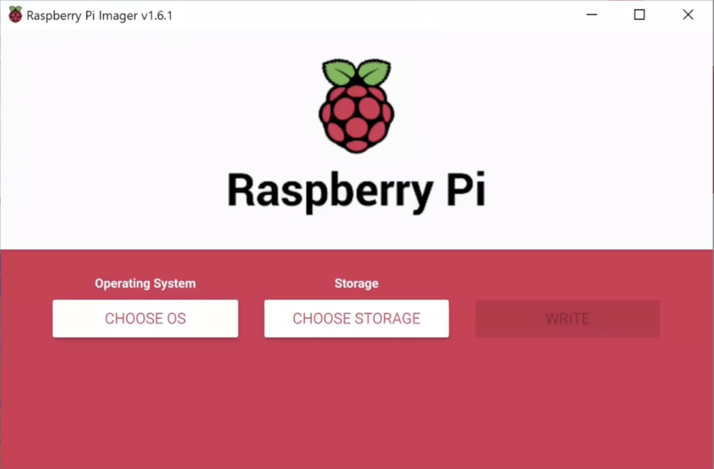 raspberry pi imager program